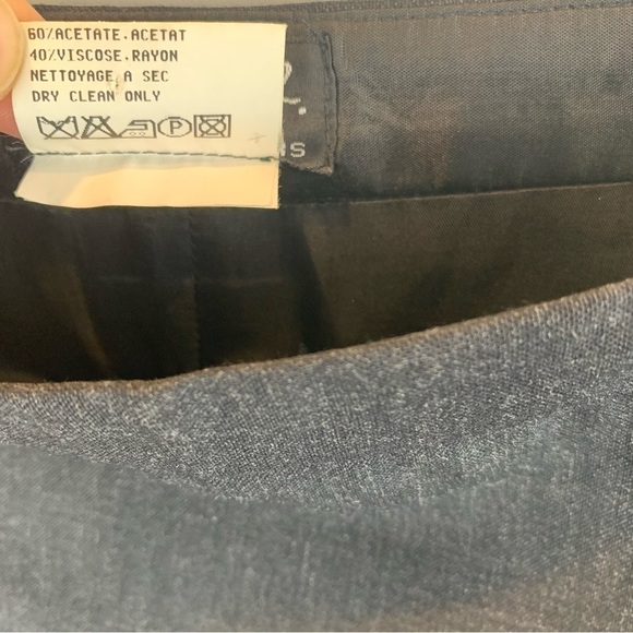 Vintage Agnes B. Charcoal Grey Wool Pencil Skirt Lined sz US 8 / FR 40 - Picture 8 of 8